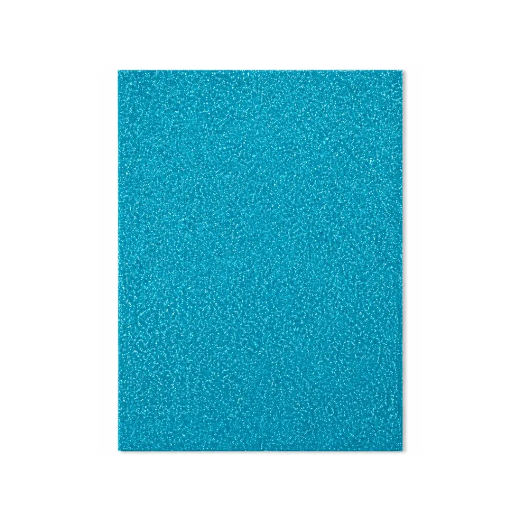 FOAMY ESCARCHADO TURQUESA 65X90CM (FOMIX)