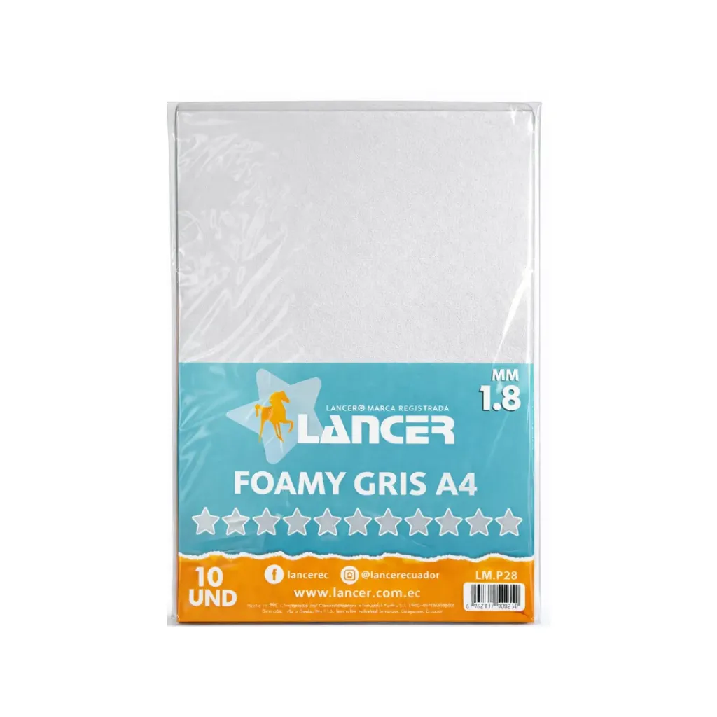FOAMY GRIS A4 (FOMIX)