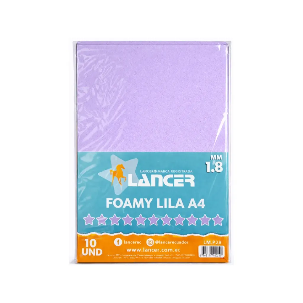 FOAMY LISO LILA A4