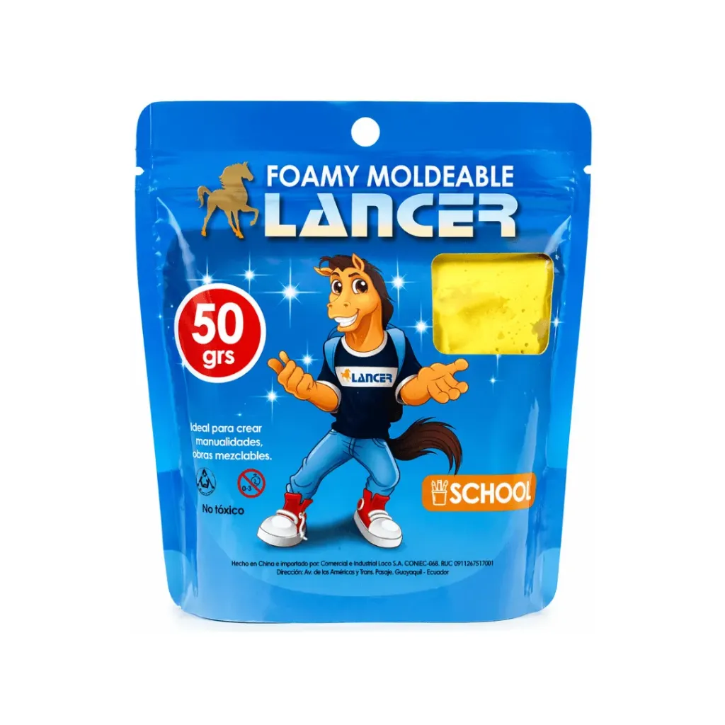 FOAMY MOLDEABLE 50GR AMARILLO LANCER (FOMIX)