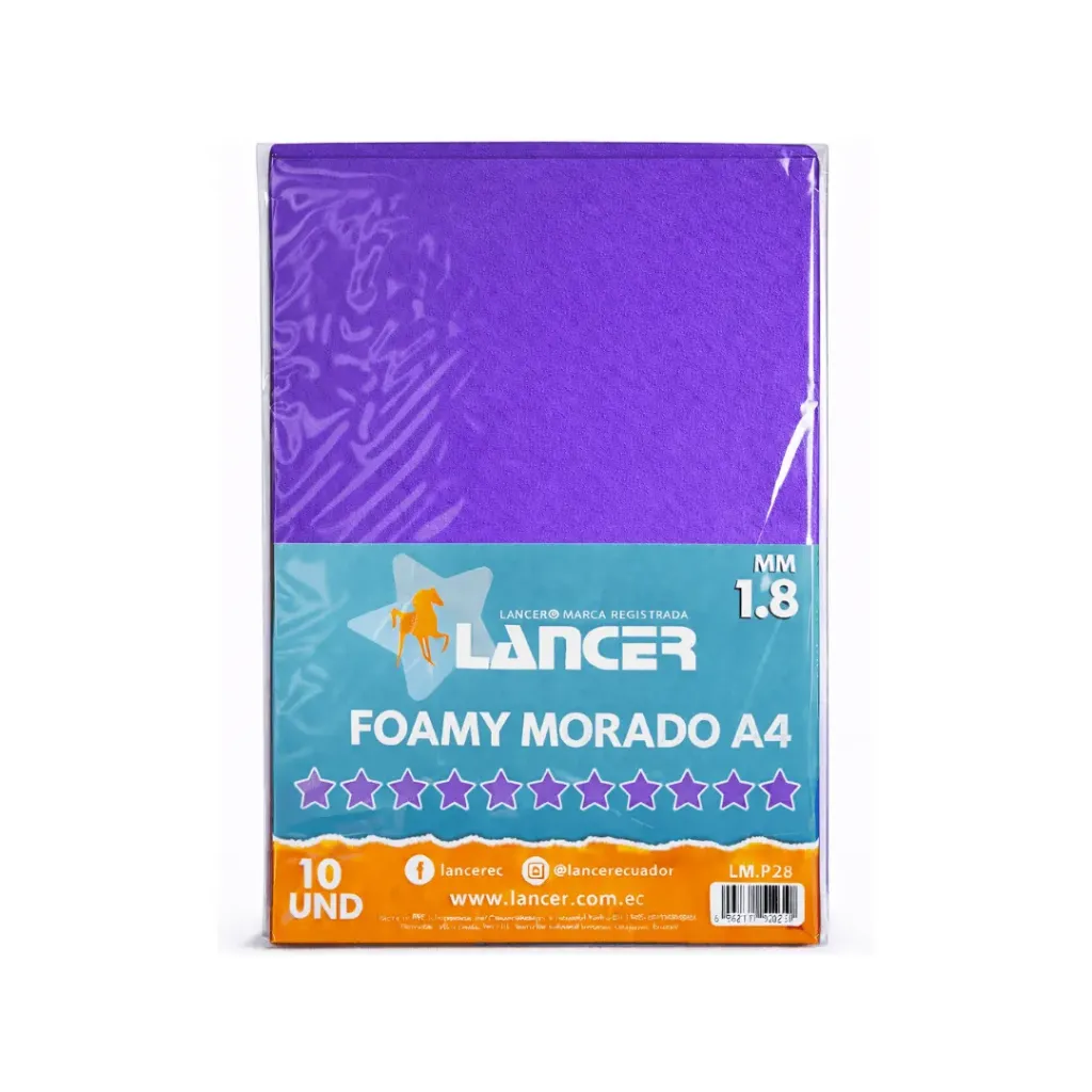 FOAMY MORADO A4 (FOMIX)