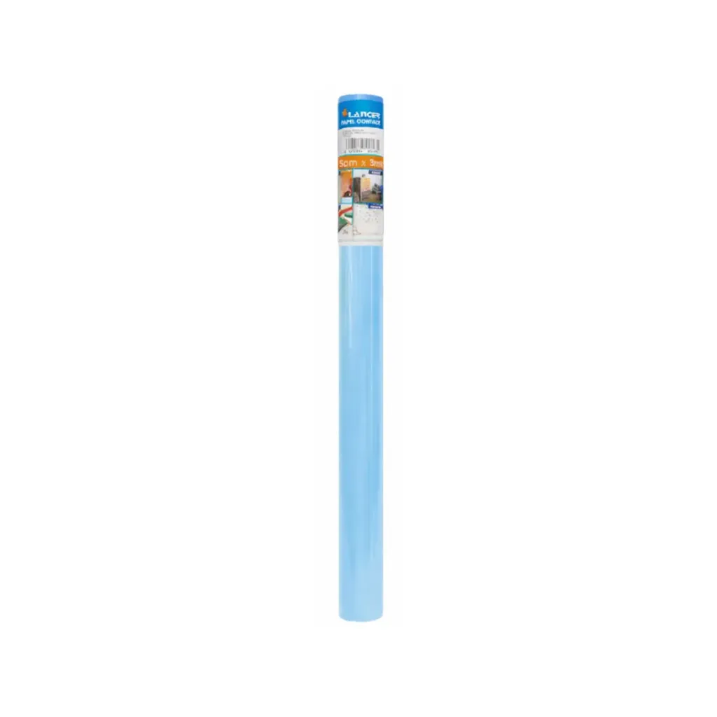 FORRO DE LIBRO CELESTE 3 METROS (PAPEL CONTACT)