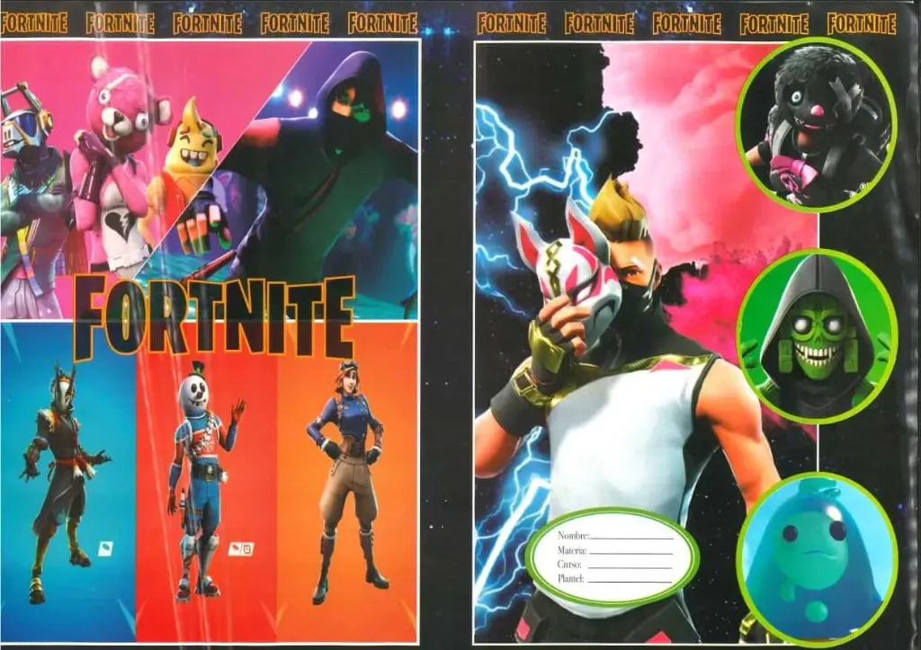 FORRO DE PAPEL FORTNITE