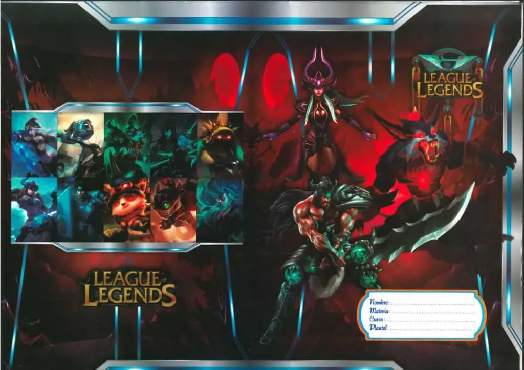 FORRO DE PAPEL LEAGUE LEGENDS