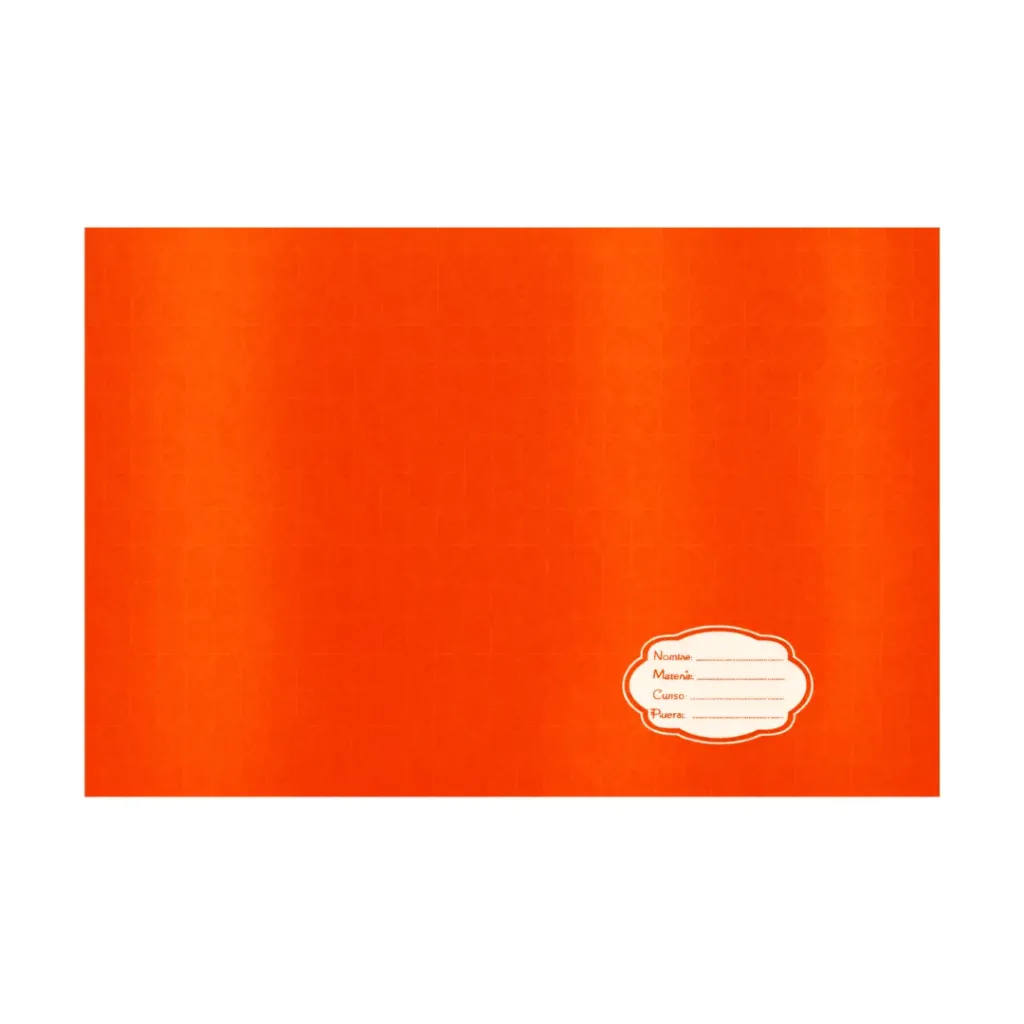 FORRO DE PAPEL NARANJA