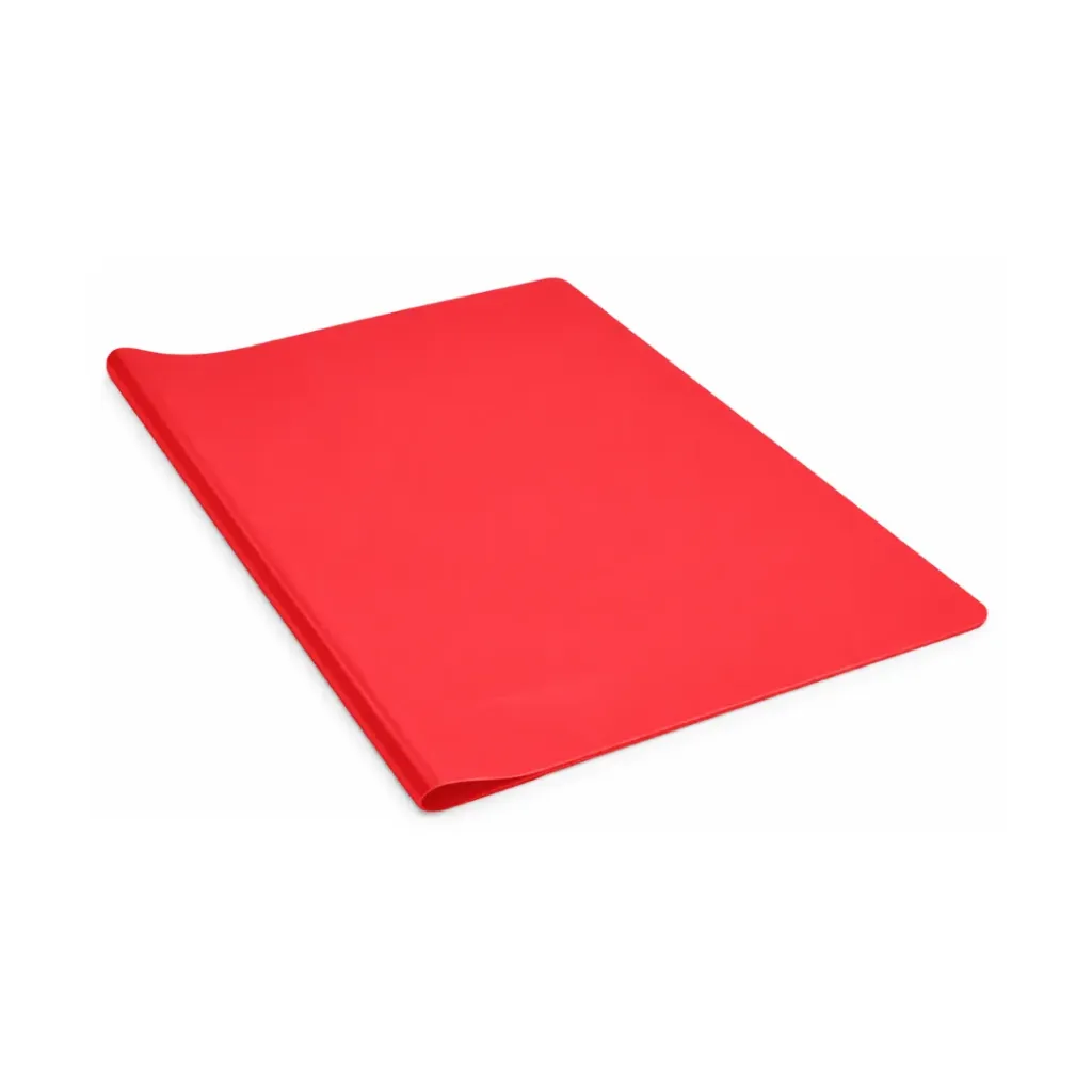 FORRO GRUESO COSIDO COLOR ROJO PLASTICO (MEDIANO)