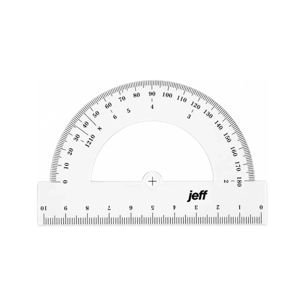 GRADUADOR JEFF 180°-10CM