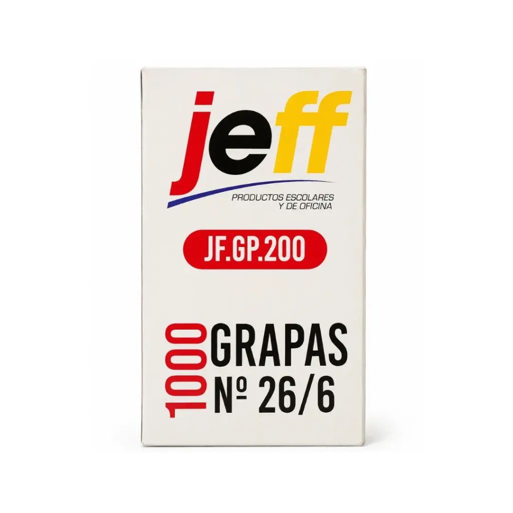 GRAPAS JEFF 26/6 X 1000 UNIDADES
