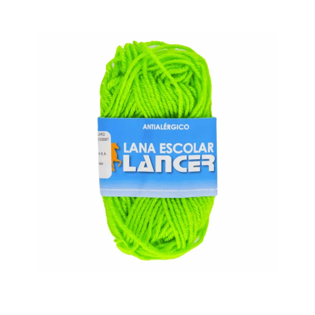 LANA ESCOLAR VERDE CLARO