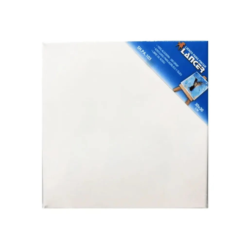 LIENZO PARA PINTAR 30X30CM LANCER