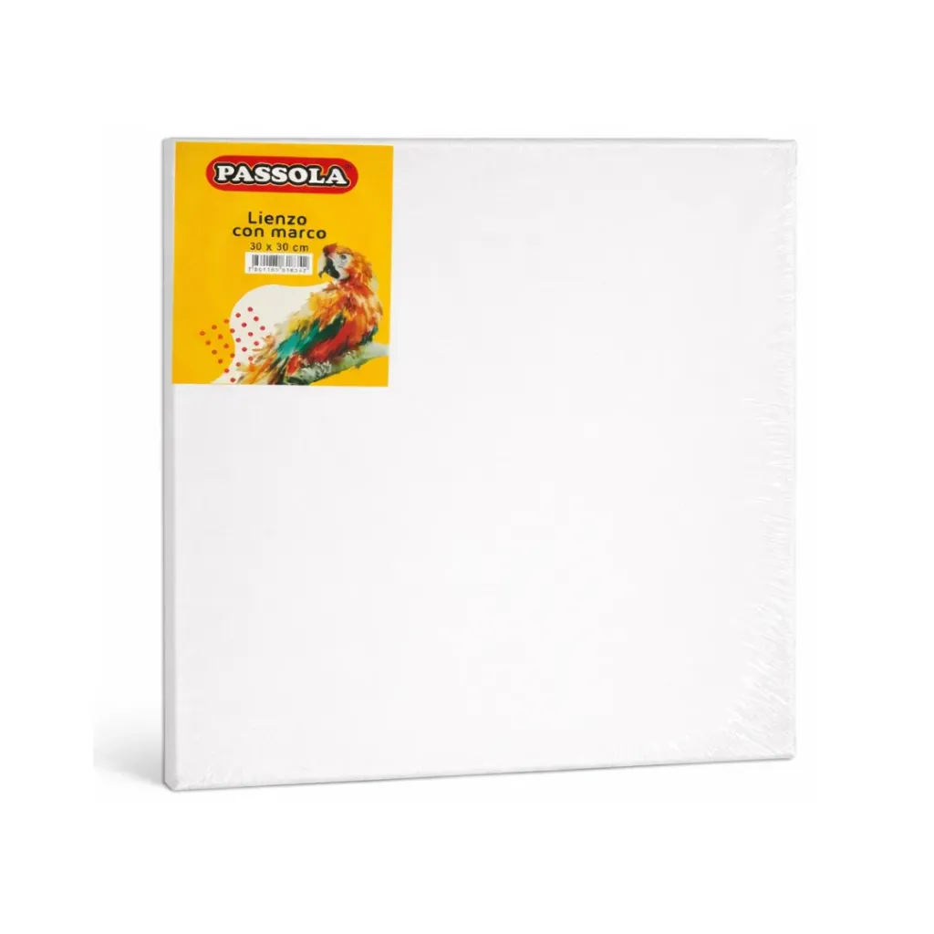 LIENZO PASSOLA CON MARCO 30X30 CM