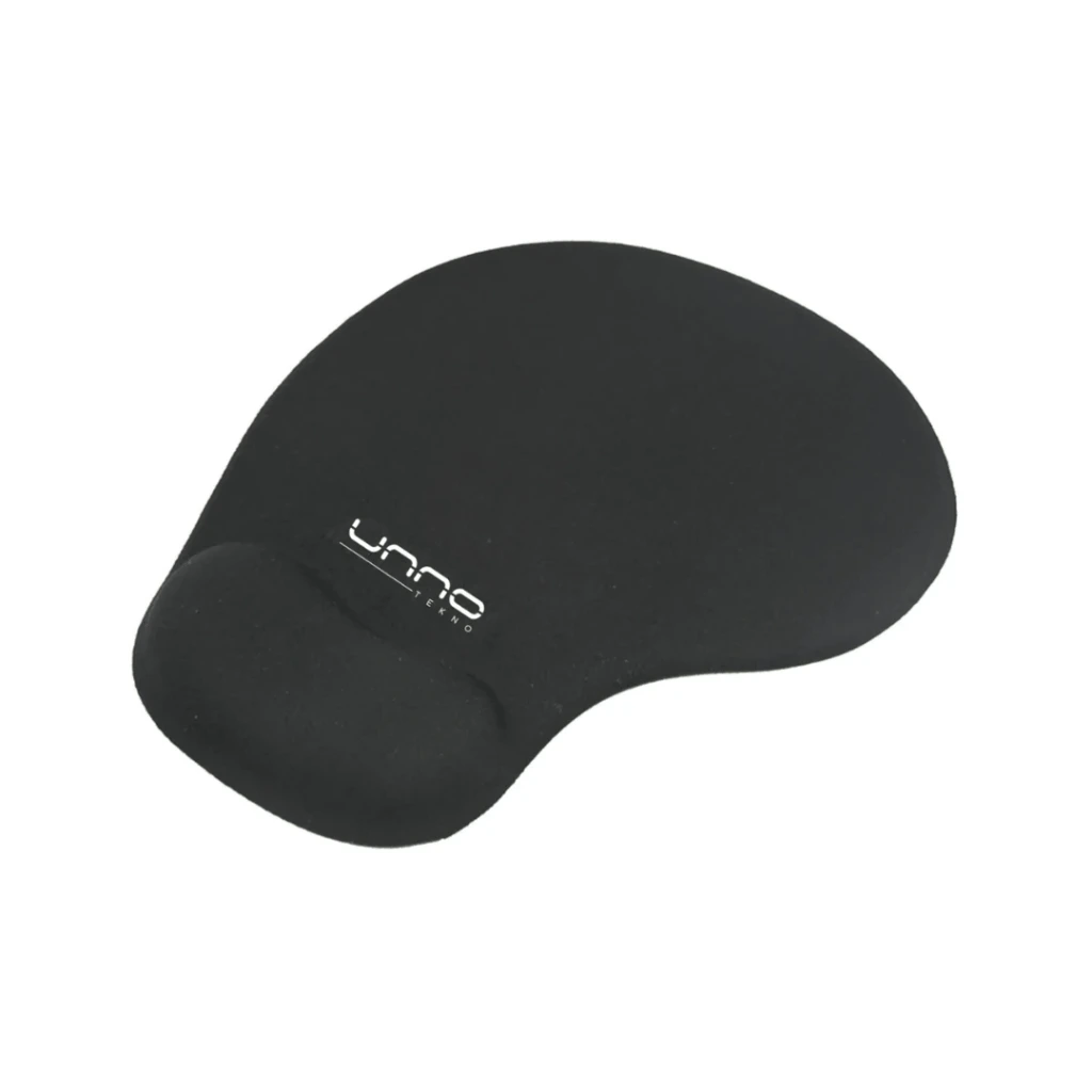 MOUSE PAD UNNO MP6001BK ERGONÓMICO ALMOHADILLA GEL NEGRO