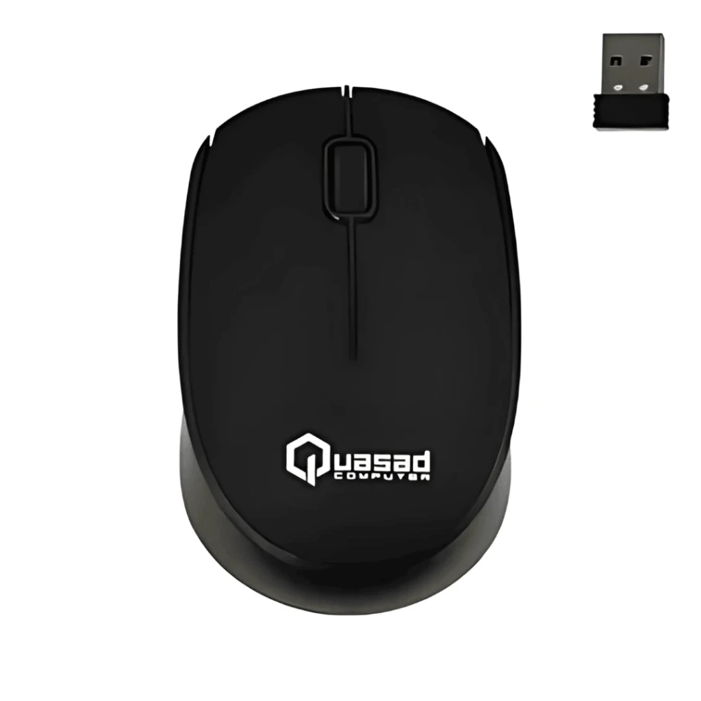 MOUSE QUASAD QM-610 WIRELESS NEGRO