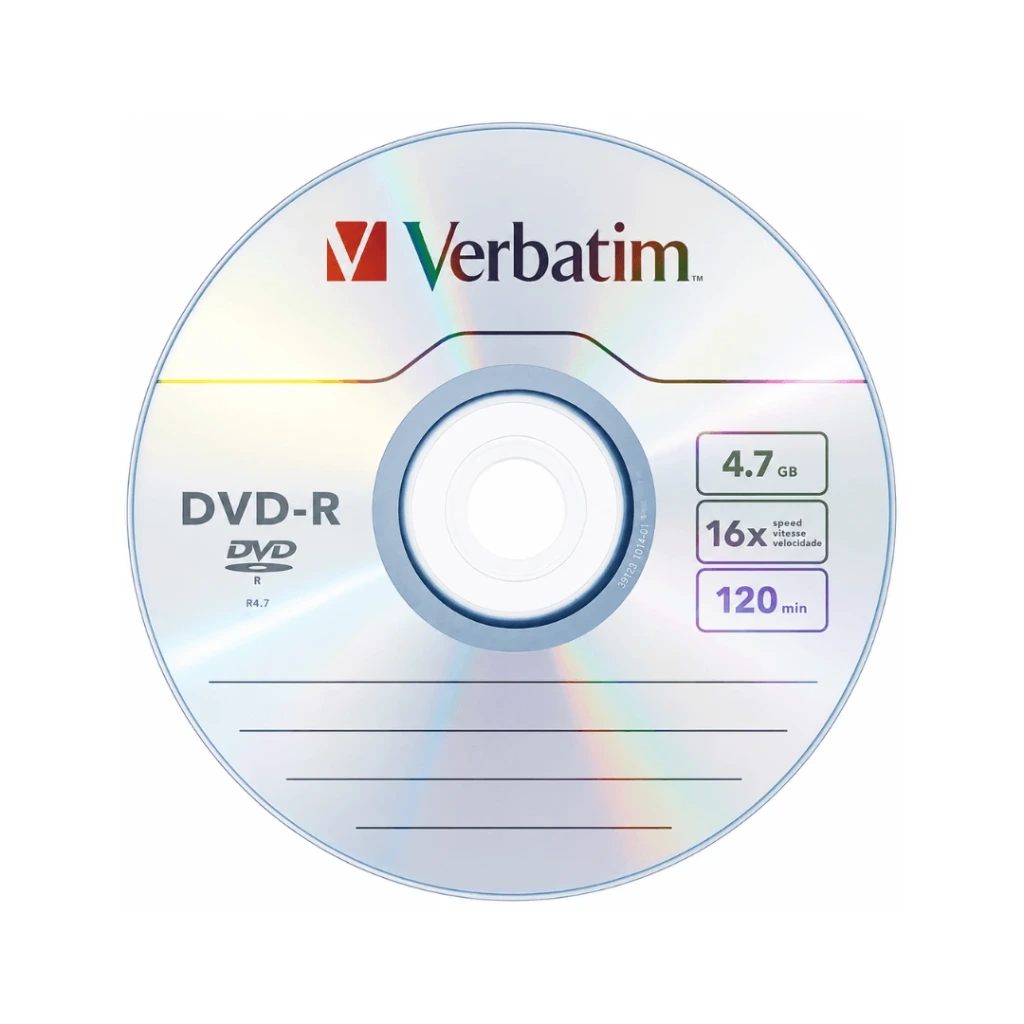 OPTICO VERBATIM 96525 DVD-R 4.7GB 16X 100PK BULK