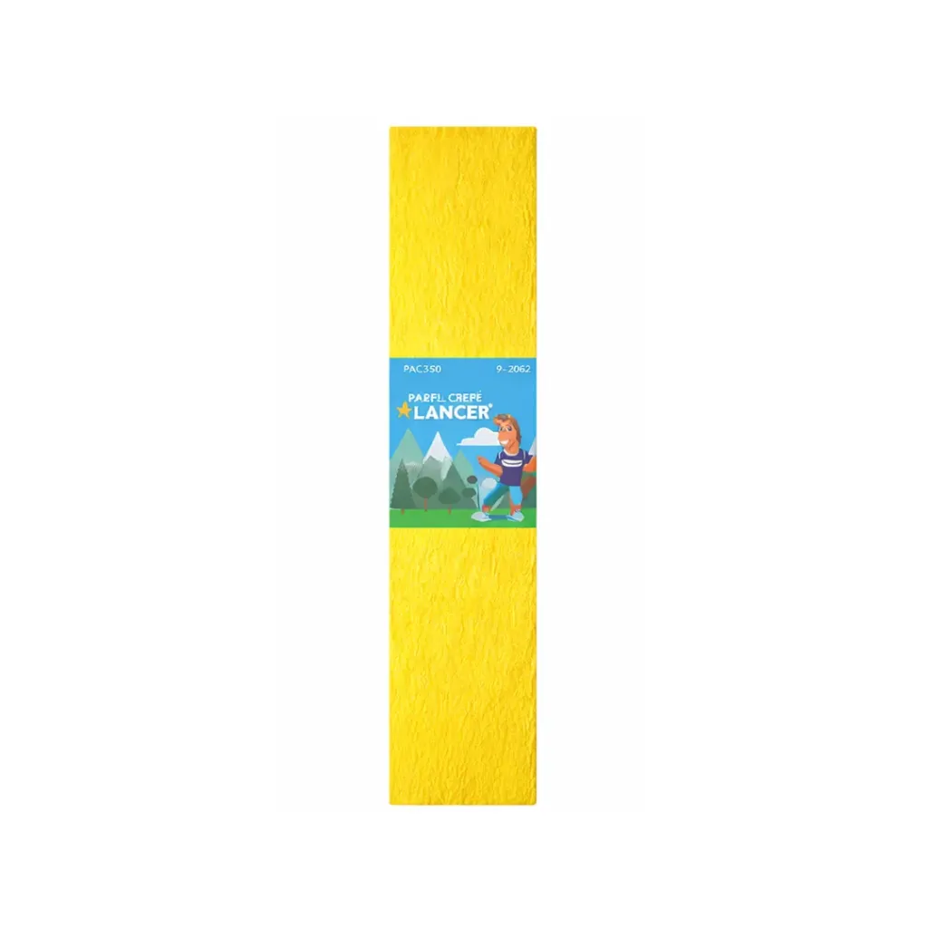 PAPEL CREPÉ LANCER 50X200CM AMARILLO 80-14