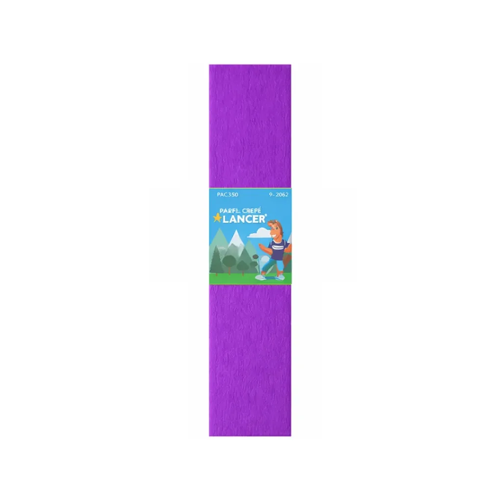 PAPEL CREPÉ LANCER MORADO 80-25