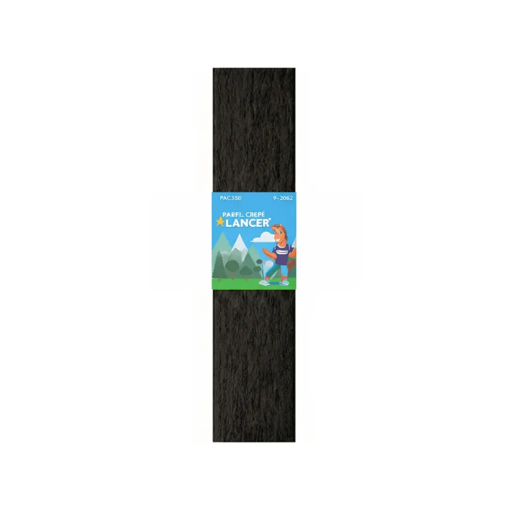 PAPEL CREPÉ LANCER NEGRO 80-19