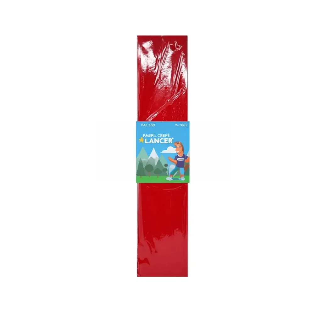 PAPEL CREPÉ LANCER ROJO 80-1