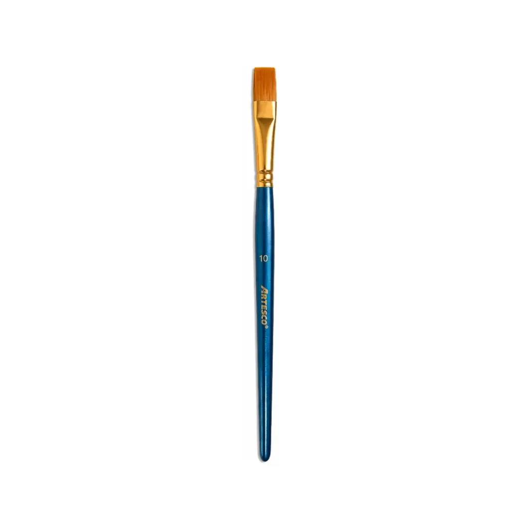 PINCEL ARTESCO PUNTA NYLON PLANA N° 10