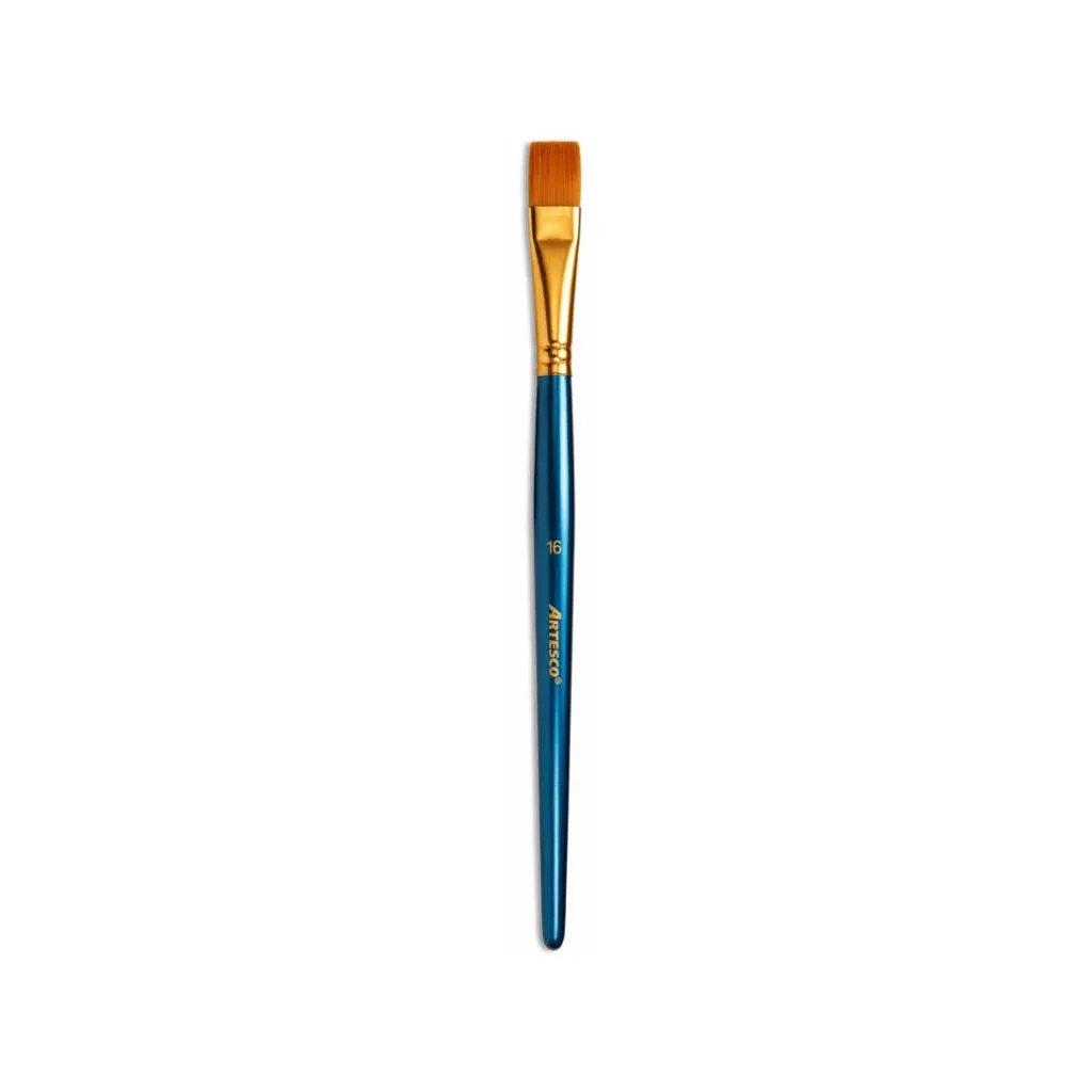 PINCEL ARTESCO PUNTA NYLON PLANA N° 16