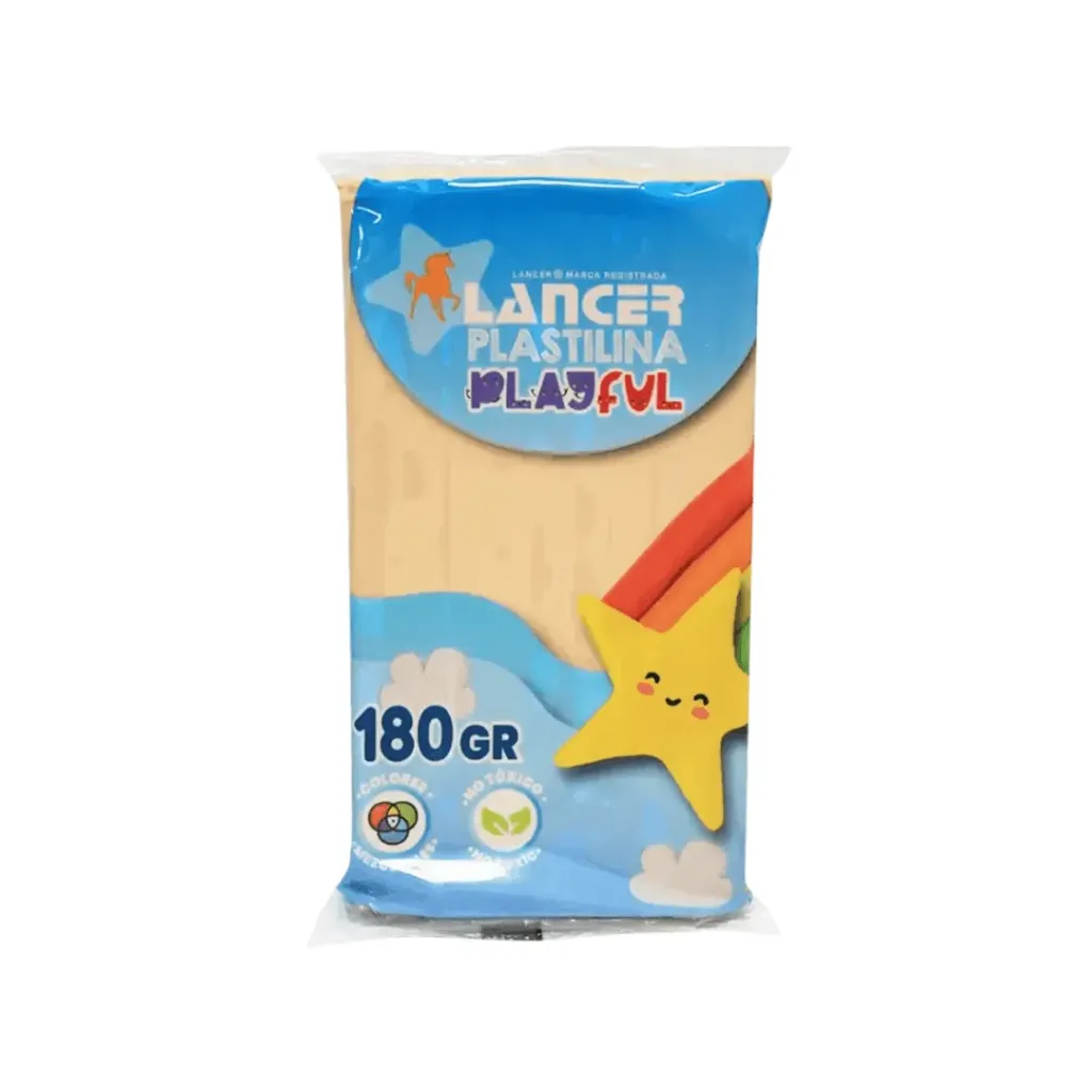 PLASTILINA MARQUETA LANCER 180GR - PIEL