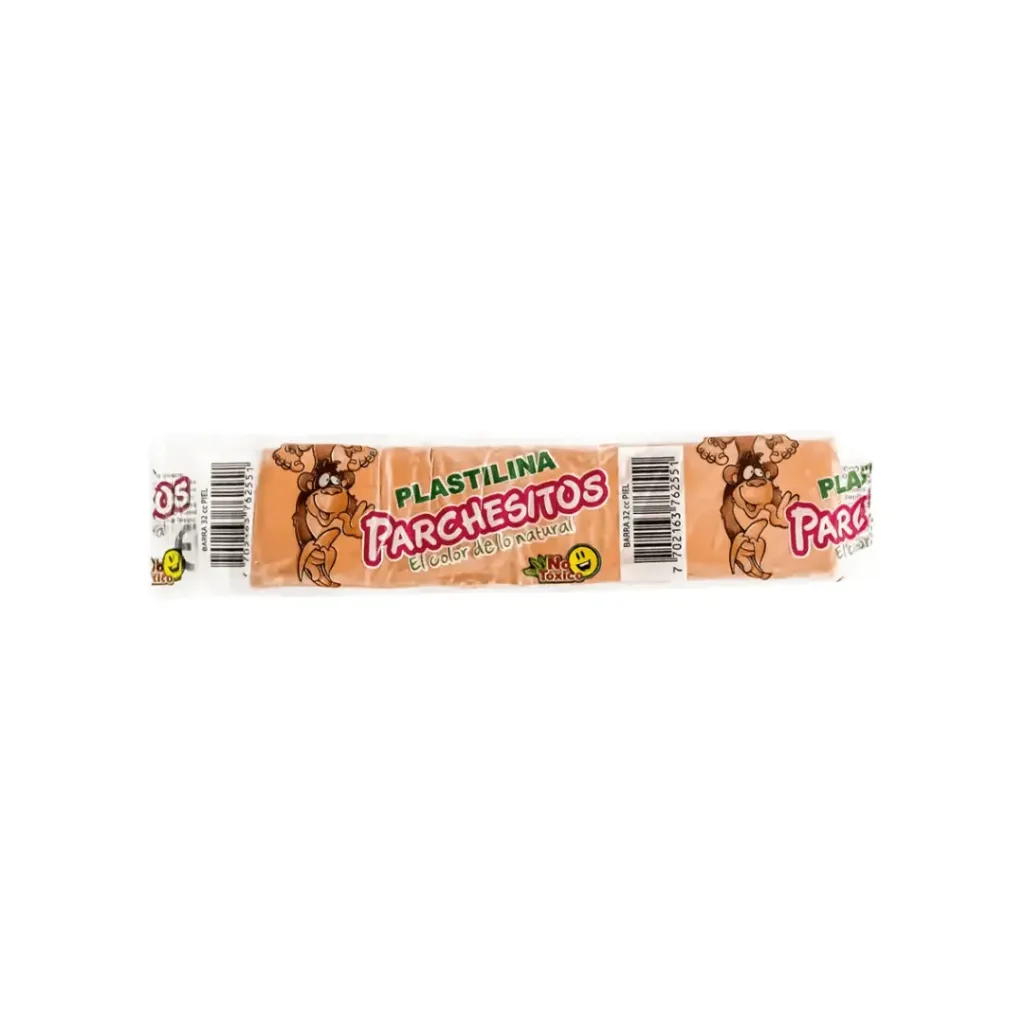 PLASTILINA PARCHESITO CARNE 32CC