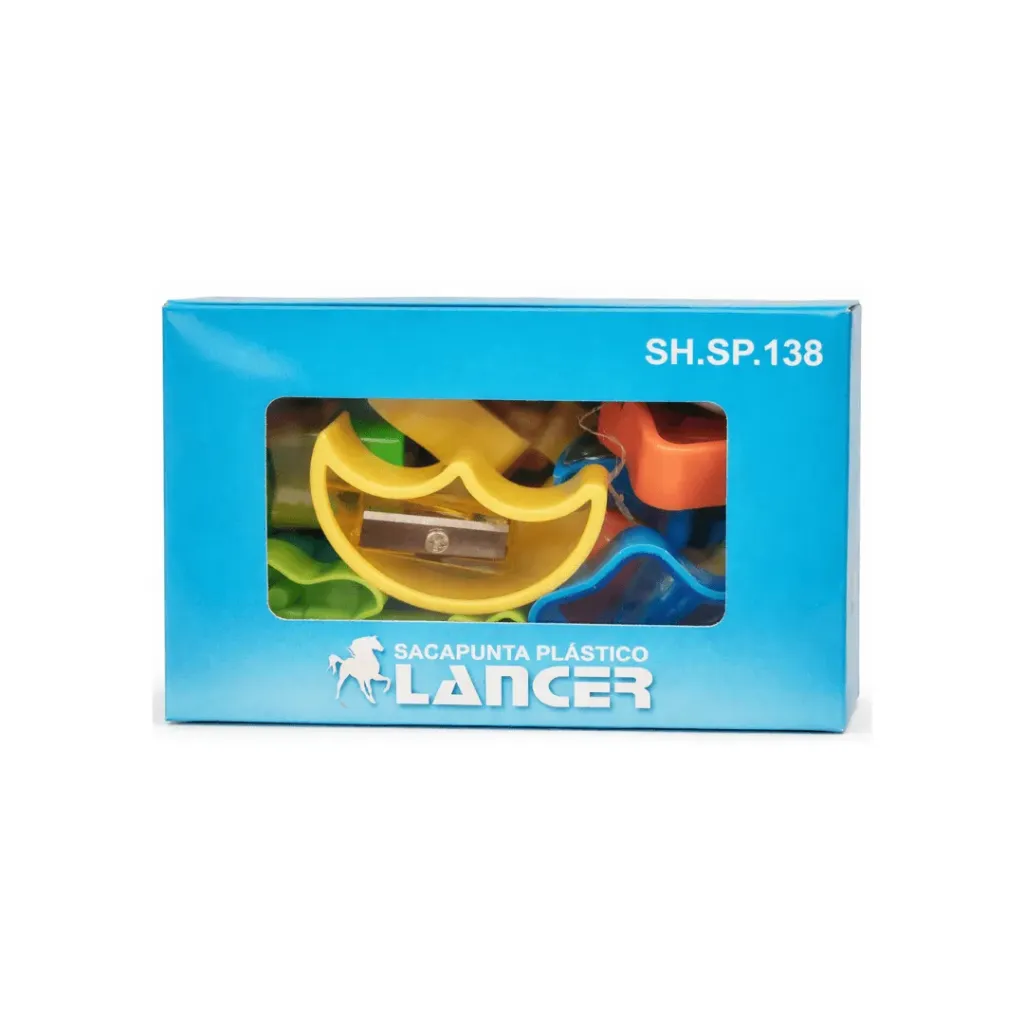SACAPUNTA PLÁSTICO FIGURAS 1 SERVICIO LANCER