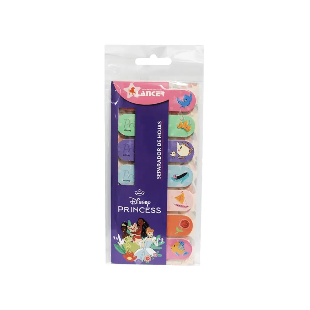 SEPARADOR DE HOJAS PRINCESAS-140 HOJAS 7X18MMX65MM