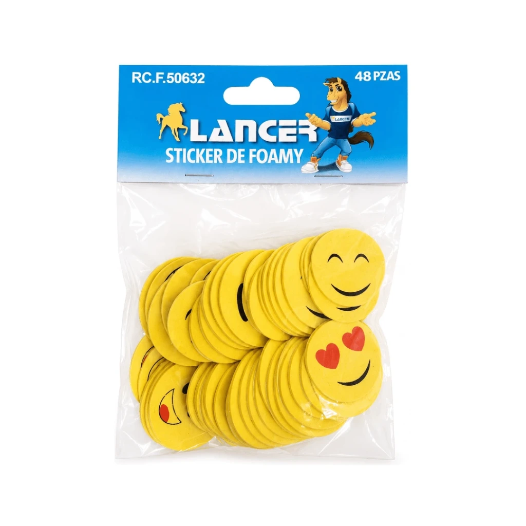 STICKER FOAMY CARAS EMOJI
