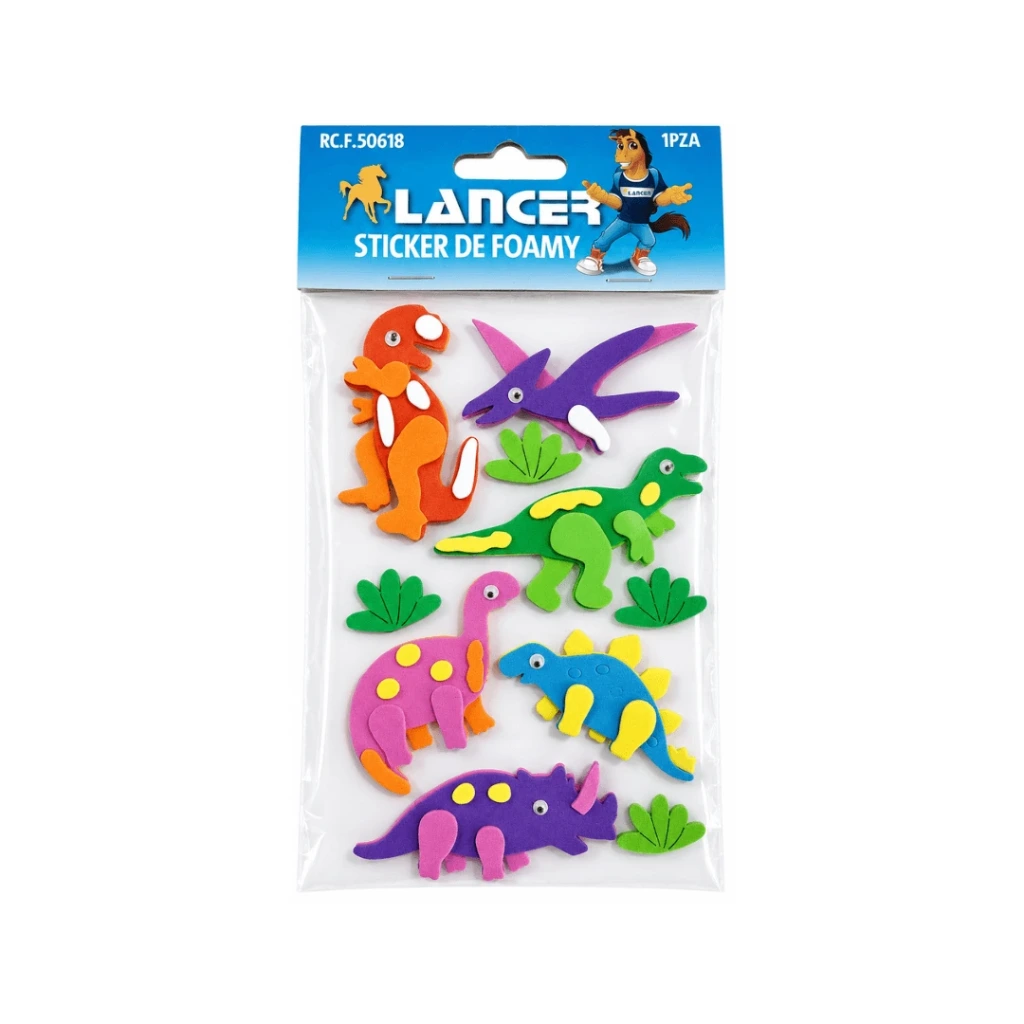 STICKER FOAMY DINOSAURIOS (FOMIX)