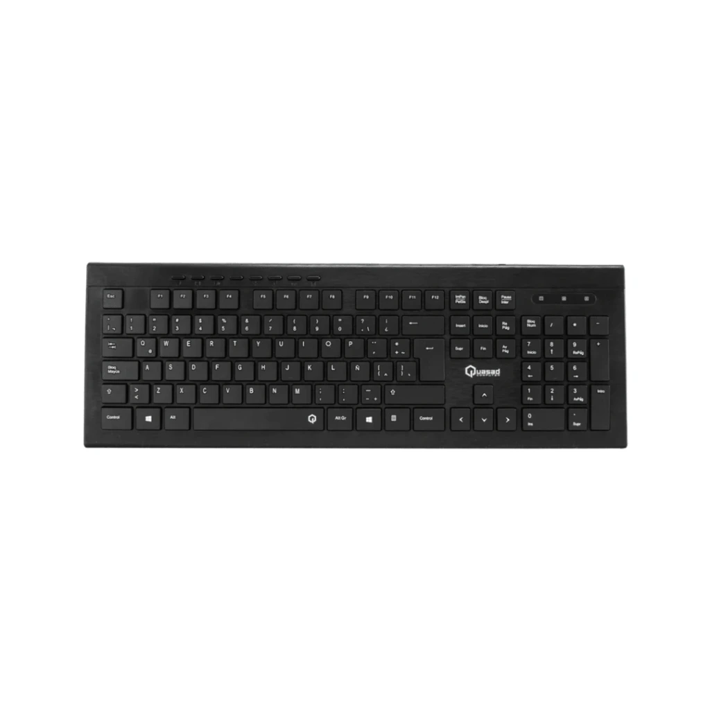 TECLADO QUASAD QK-440C CON CABLE NEGRO