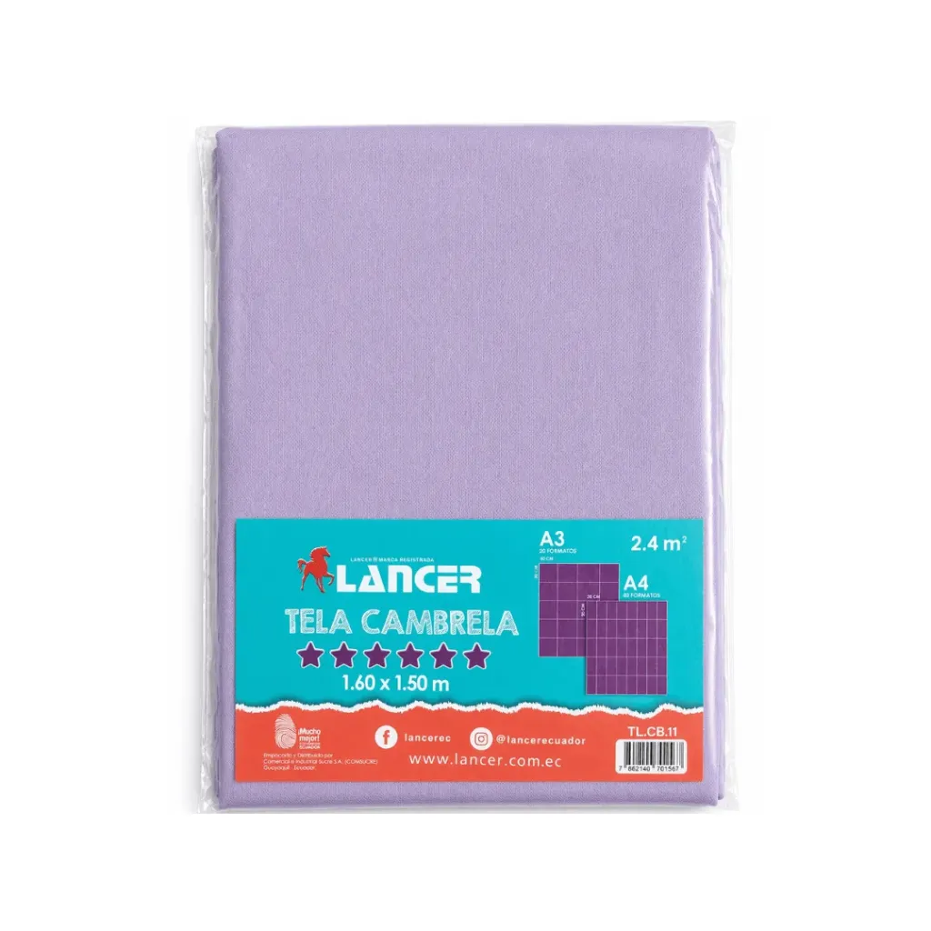 TELA CAMBRELA 160X150CM LILA