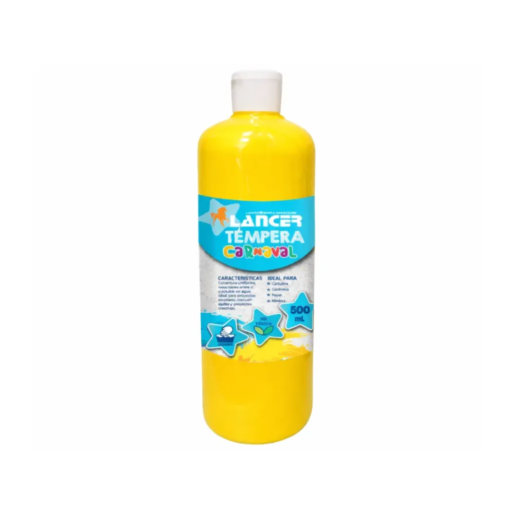 TEMPERA LANCER AMARILLA 500ML