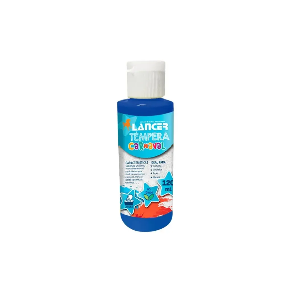 TEMPERA LANCER AZUL 120ML