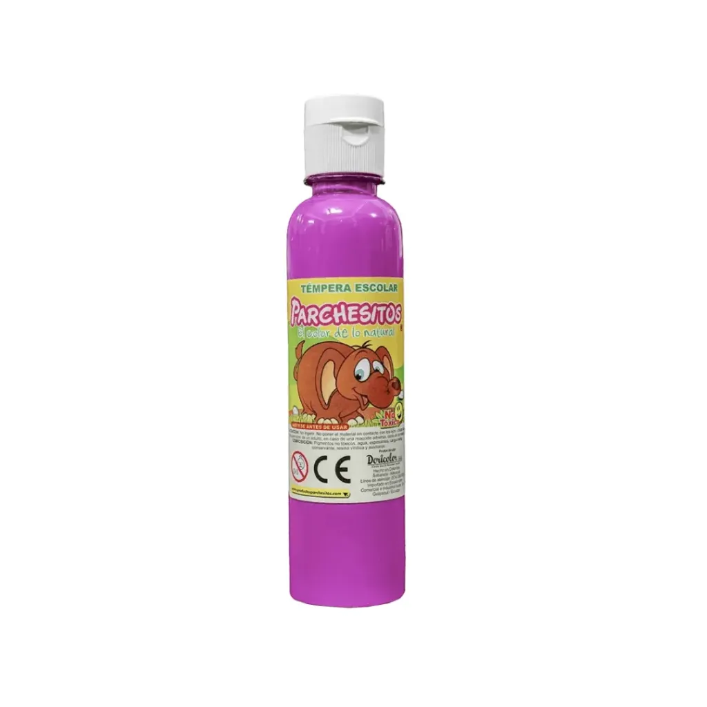 TEMPERA PARCHESITOS 250ML-FUCSIA