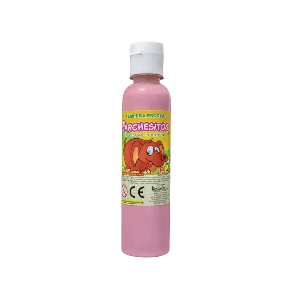 TEMPERA PARCHESITOS 250ML-ROSADA