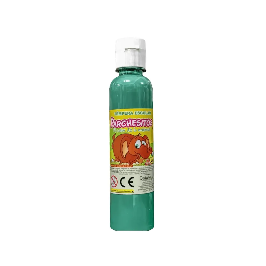 TEMPERA PARCHESITOS VERDE OSCURO 250ML