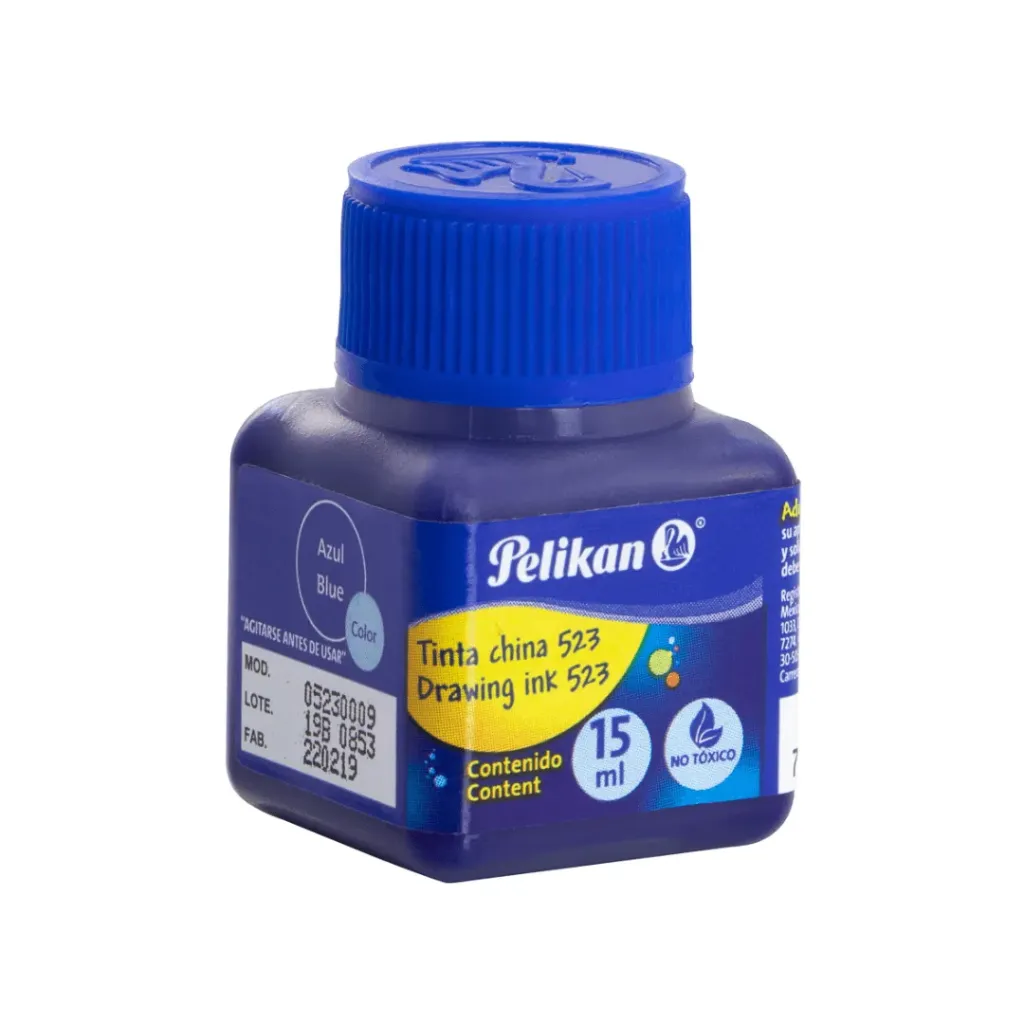 TINTA CHINA 15ML-AZUL