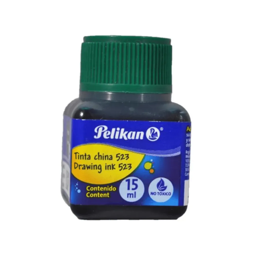 TINTA CHINA 15ML-VERDE