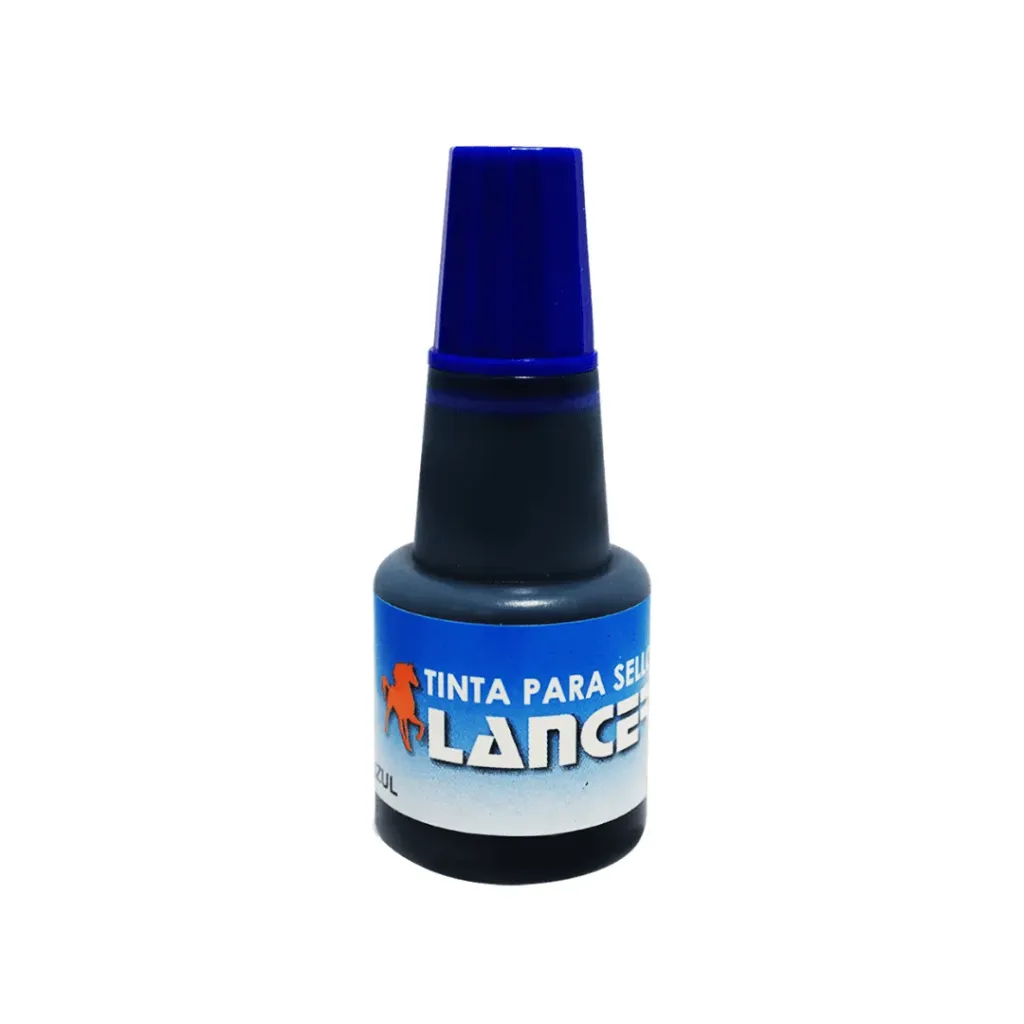 TINTA LANCER PARA SELLO AZUL