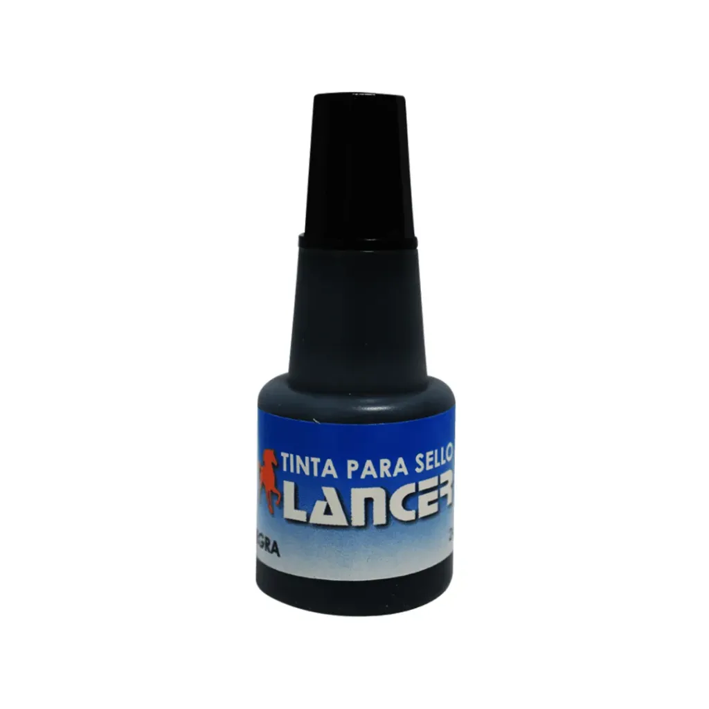 TINTA LANCER PARA SELLO NEGRA