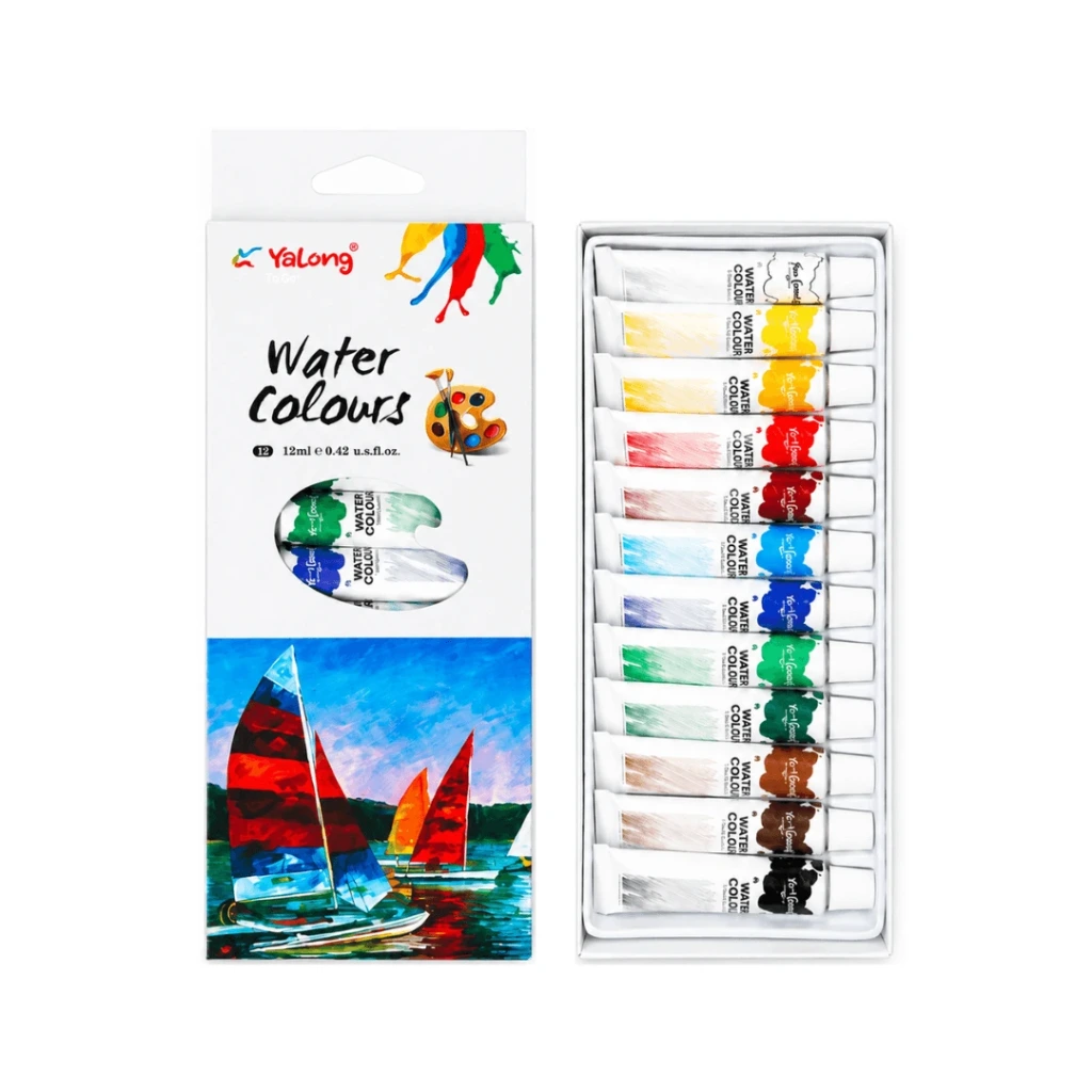 SET ACUARELA EN PASTA X12 COLORES YL21012-12 YALONG