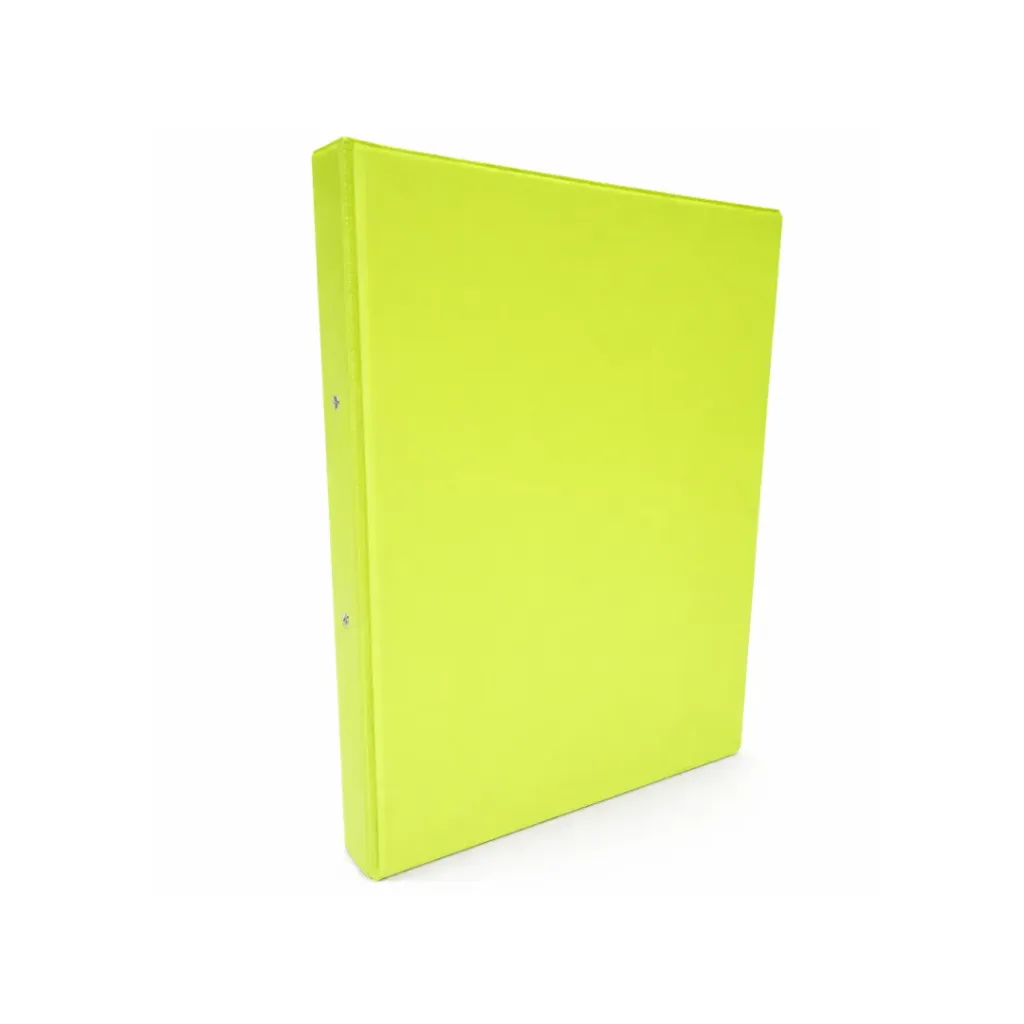CARPETA 2 ANILLOS TAMAÑO OFICIO 505X320MM VERDE CLARO