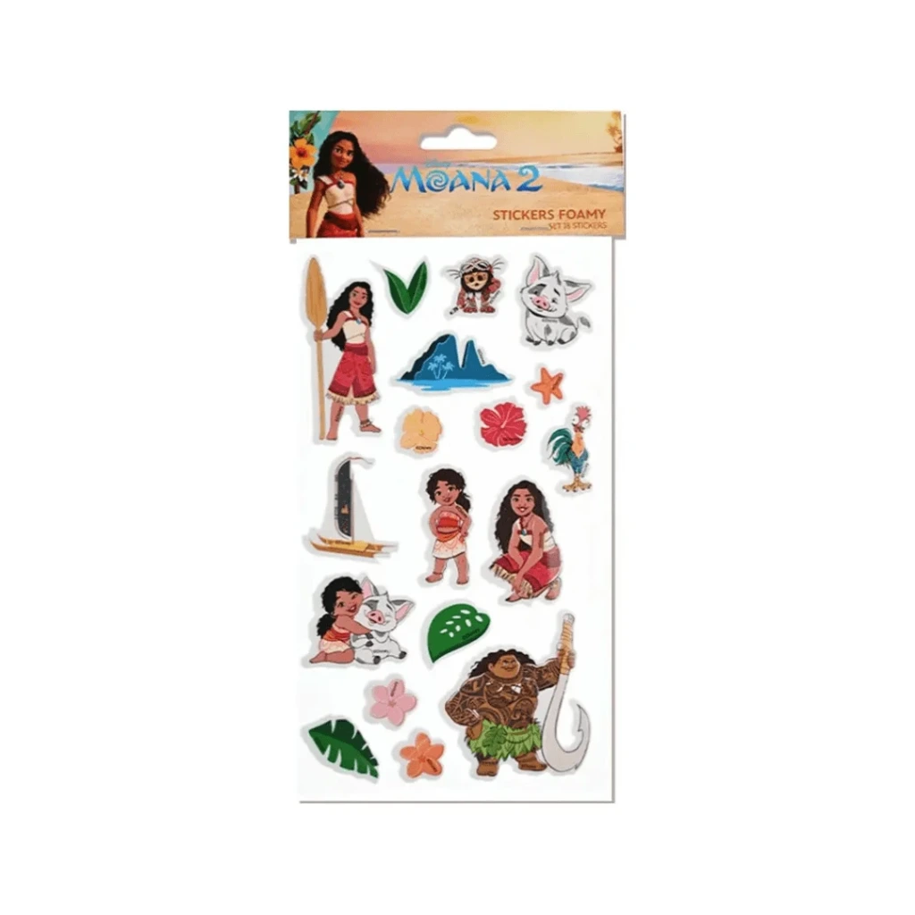 STICKER FOAMY MOANA-18 STICKERS