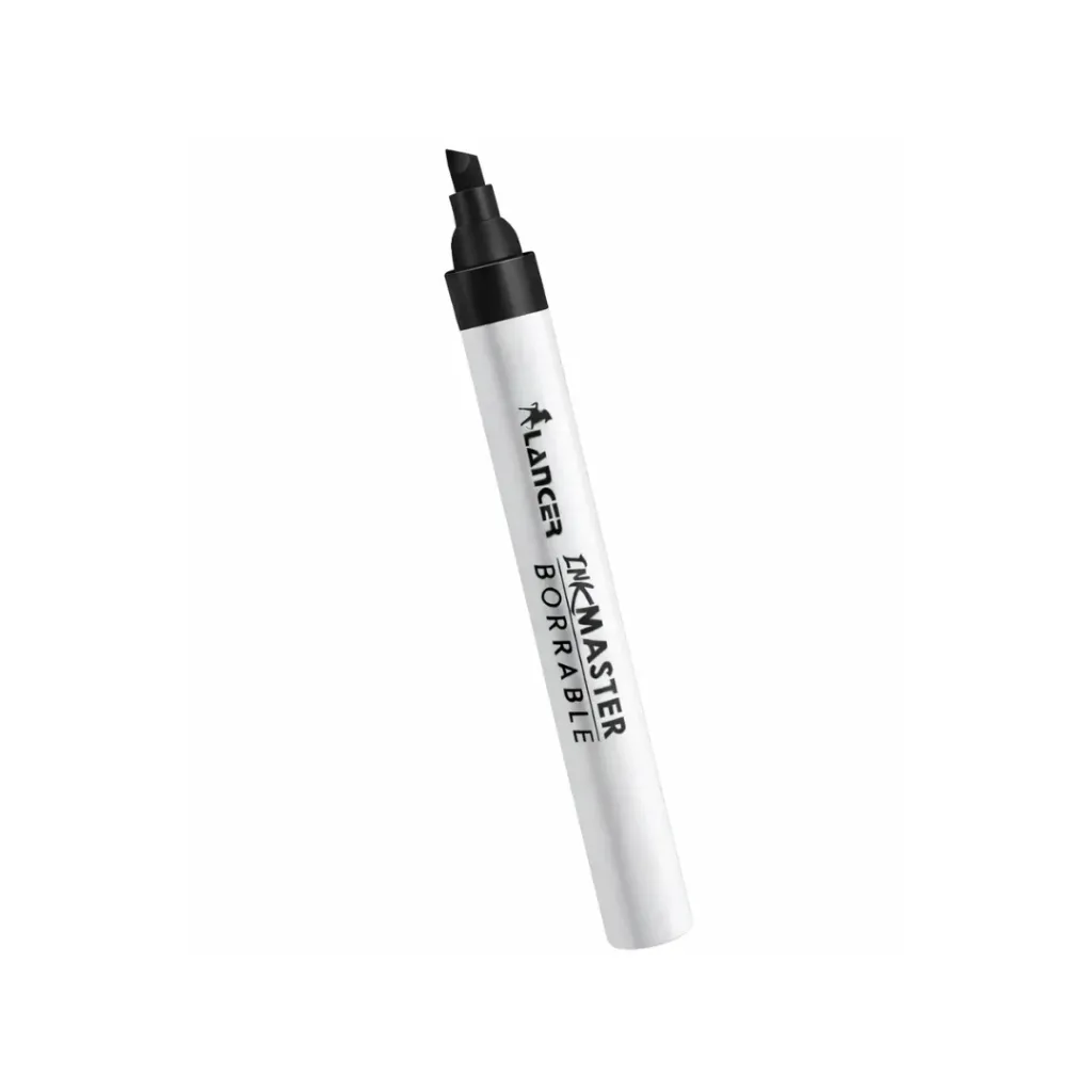 MARCADOR PIZARRA LANCER PUNTA BISEL NEGRO