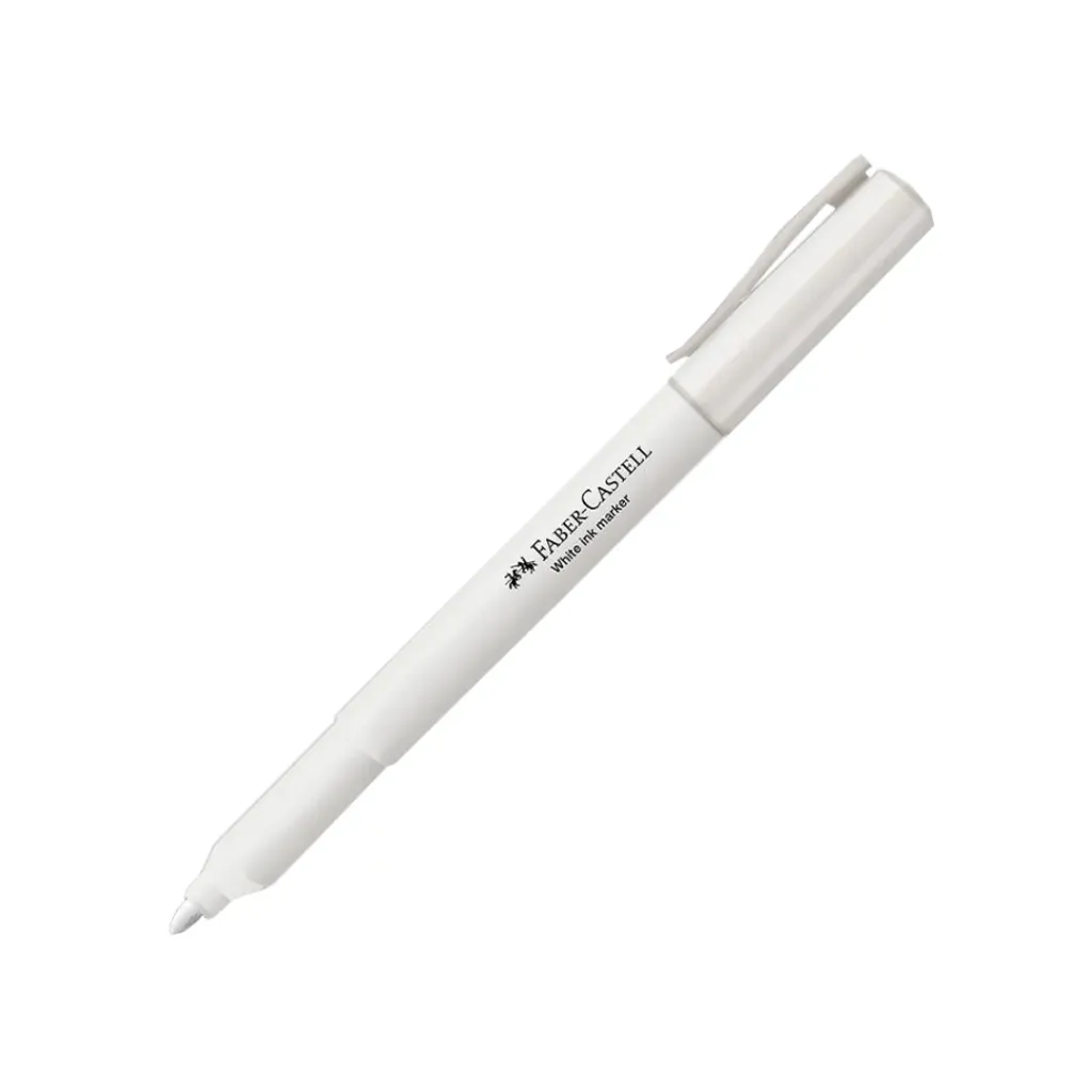 MARCADOR FABER PERMANENTE BLANCO X 12